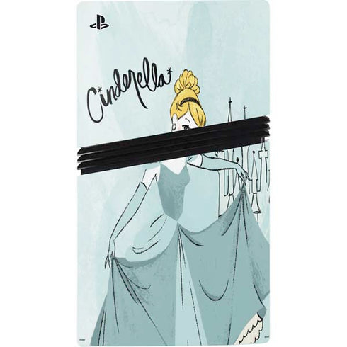 Disney Princess Cinderella Curtsy Art PS5 Pro Bundle Skin